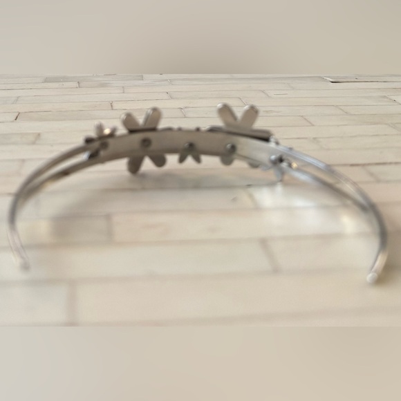 NWOT AMERICAN GIRL Doll PRINCESS TIARA Headband Silver Metal Rhinestones - Picture 2 of 3